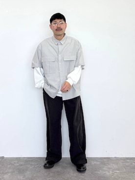 堀井圭さん（メンズ・172cm）の春コーディネート