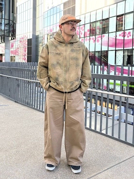 堀井圭さん（メンズ・172cm）の春コーディネート