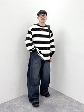 堀井圭さん(メンズ・172cm)の夏コーディネート