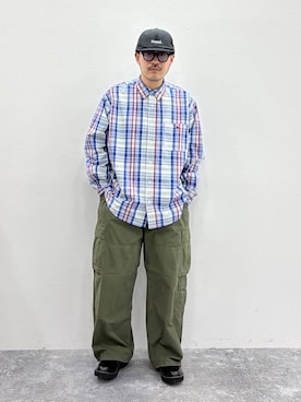 堀井圭さん(メンズ・172cm)の冬コーディネート