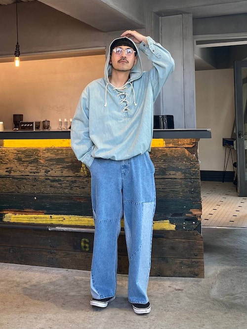 【niko and ...JEANS 2025AW】デニムアノラックパーカー