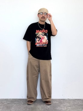 堀井圭さん(メンズ・172cm)の春コーディネート