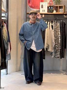 堀井圭さん(メンズ・172cm)の夏コーディネート