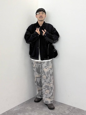 堀井圭さん(メンズ・172cm)の秋コーディネート