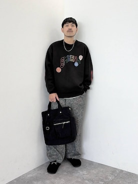 堀井圭さん(メンズ・172cm)の秋コーディネート