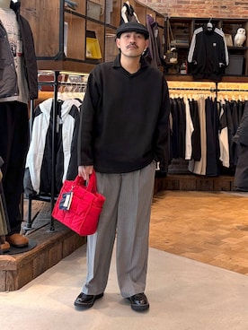 堀井圭さん（メンズ・172cm）の冬コーディネート