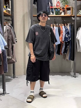 堀井圭さん(メンズ・172cm)の春コーディネート