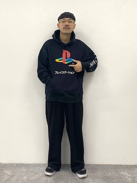 堀井圭さん（メンズ・172cm）の冬コーディネート
