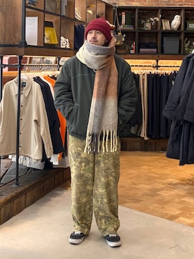 堀井圭さん（メンズ・172cm）の秋コーディネート