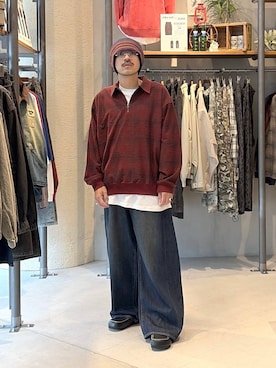 堀井圭さん(メンズ・172cm)の夏コーディネート