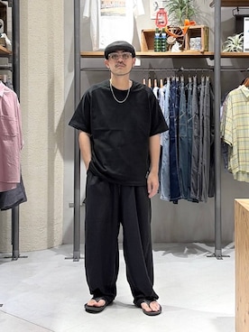 堀井圭さん(メンズ・172cm)の夏コーディネート