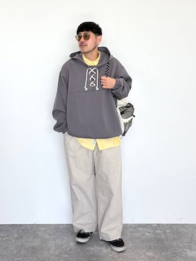 堀井圭さん（メンズ・172cm）の冬コーディネート