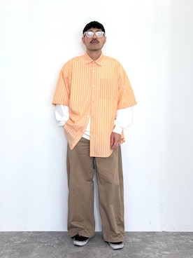 堀井圭さん（メンズ・172cm）の春コーディネート