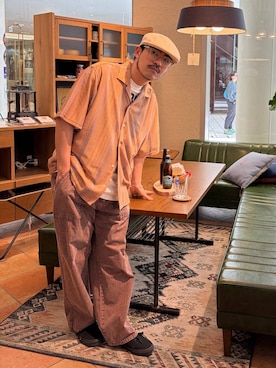 堀井圭さん（メンズ・172cm）の春コーディネート