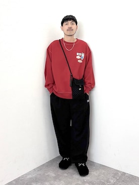 堀井圭さん(メンズ・172cm)の秋コーディネート