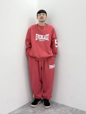 「NUMERALS（ヌメラルズ）のアイテム」を使った、堀井圭さん（メンズ・172cm）の秋コーディネート