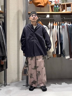 堀井圭さん(メンズ・172cm)の秋コーディネート