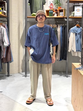 堀井圭さん(メンズ・172cm)の春コーディネート