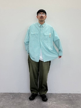 堀井圭さん（メンズ・172cm）の春コーディネート