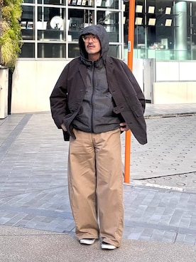 堀井圭さん（メンズ・172cm）の春コーディネート