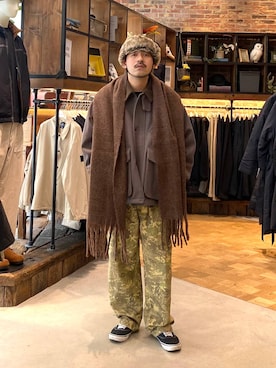 「アイテム（ブルゾン）」を使った、堀井圭さん（メンズ・172cm・40代）の秋コーディネート