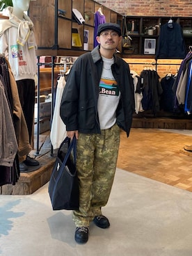 「アイテム（その他アウター）」を使った、堀井圭さん（メンズ・172cm・30代）の秋コーディネート
