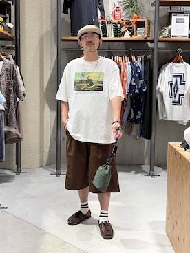堀井圭さん（メンズ・172cm）の春コーディネート