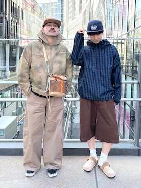 堀井圭さん（メンズ・172cm）の春コーディネート