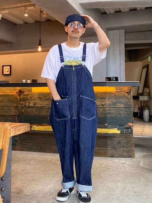 [niko and ...JEANS 2025AW]ワイドデニムオーバーオール