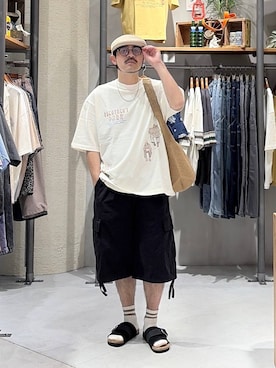 堀井圭さん(メンズ・172cm)の春コーディネート