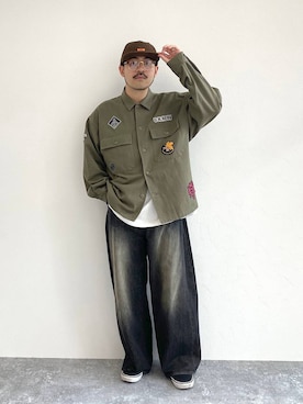 堀井圭さん（メンズ・172cm・40代）の秋コーディネート