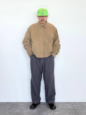 堀井圭さん（メンズ・172cm）の冬コーディネート