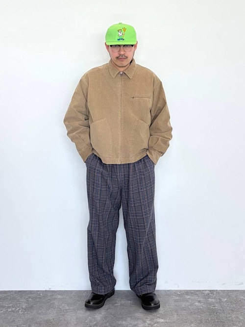 ビンテージ加工ワークジャケット（ブルゾン）｜niko and