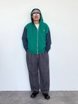 堀井圭さん（メンズ・172cm）の冬コーディネート