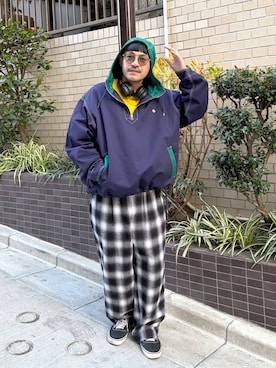 堀井圭さん（メンズ・172cm）の冬コーディネート