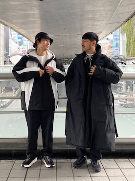 堀井圭さん（メンズ・172cm）の秋コーディネート