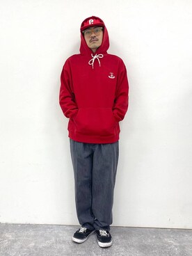 堀井圭さん(メンズ・172cm)の冬コーディネート