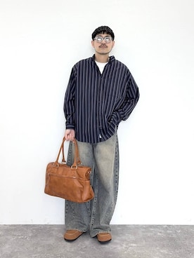 堀井圭さん(メンズ・172cm)の夏コーディネート