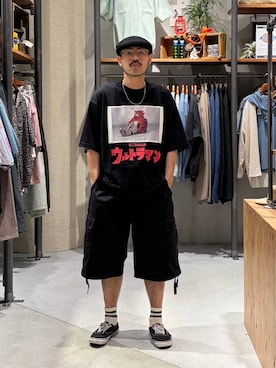 堀井圭さん(メンズ・172cm)の春コーディネート