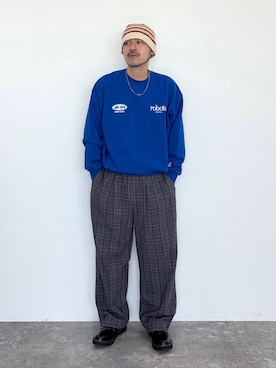 堀井圭さん（メンズ・172cm）の春コーディネート