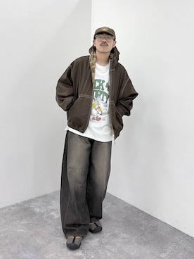 堀井圭さん(メンズ・172cm)の夏コーディネート