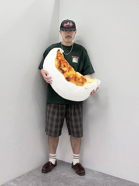堀井圭さん(メンズ・172cm)の夏コーディネート