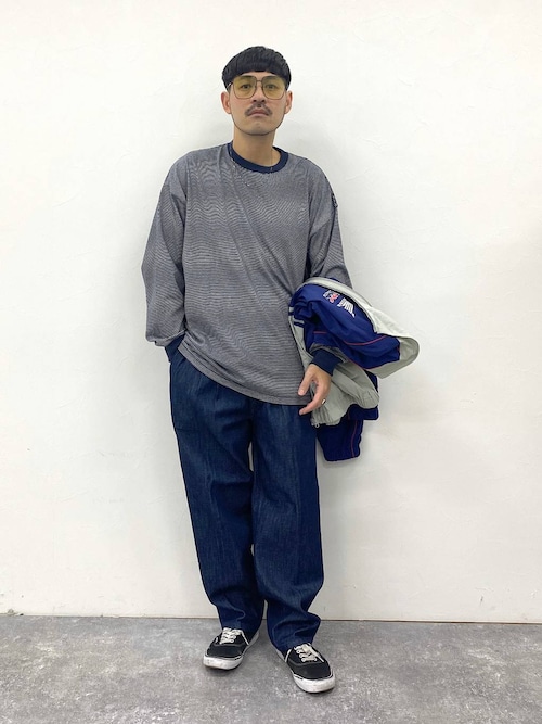 【niko and ...JEANS 2025SS】ワイドテーパードデニムパンツ