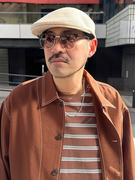 堀井圭さん（メンズ・172cm）の春コーディネート