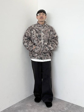 堀井圭さん（メンズ・172cm）の秋コーディネート