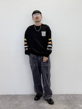 堀井圭さん（メンズ・172cm）の夏コーディネート
