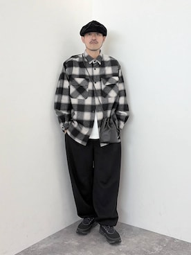 堀井圭さん(メンズ・172cm)の秋コーディネート