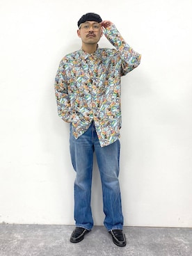 堀井圭さん（メンズ・172cm）の冬コーディネート