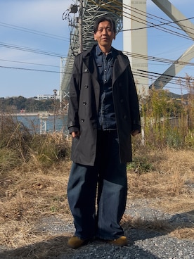 「G-STAR（ジースター）のアイテム」を使った、tukanobuさん（メンズ・180cm）の冬コーディネート