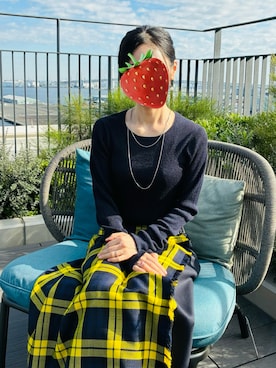 「アイテム（ピアス（両耳用））」を使った、wakkasnjkさん（レディース・157cm）の秋コーディネート